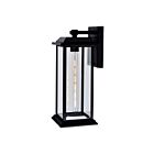Lanterne murale d'extérieur CWI Lighting Blackbridge 0409W8-1-101-A 60W 1 lumière noir