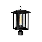 Tête de lanterne d'extérieur CWI Lighting Winfield 0414PT10-1-101 60W 1 lumière noir