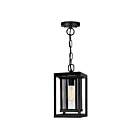 Éclairage d'extérieur suspendu CWI Lighting Mulvane 0415P7-1-101 60W 1 lumière noir