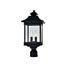 Tête de lanterne d'extérieur CWI Lighting 0416PT9-2-101 2-Lumières 120W Noir