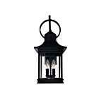 Applique murale d'extérieur CWI Lighting 0416W9-B-2-101 Cleverland 2-Lumières 120W Noir