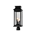 Tête de lanterne d'extérieur CWI Lighting Milford 0418PT7L-3 60W 1 lumière noir