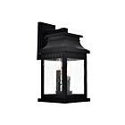 Lanterne murale d'extérieur CWI Lighting Milford 0418W7S-3 60W 1 lumière noir