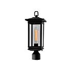 Tête de lanterne d'extérieur CWI Lighting Oakwood 0422PT7-1-101 40W 1 lumière noir