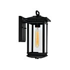 Lanterne murale d'extérieur CWI Lighting Oakwood 0422W7-1-101 40W 1 lumière noir