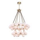Lustre CWI Lighting Arya 1020P39-70-602 490W 70 lumières or satiné