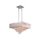 Lustre CWI Lighting Eternity 1032P22-12-601-S 480W 12 lumières chrome