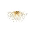 Plafonnier CWI Lighting Savannah 1034C40-8-620 320W 8 lumières or en feuille