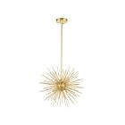 Lustre CWI Lighting Savannah 1034P16-6-620 240W 6 lumières feuille d'or