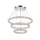 Lustre LED CWI Lighting Arielle 1042P32-601-3R 180W chrome