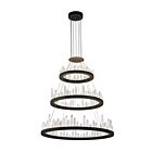Lustre LED CWI Lighting Juliette 1043P42-3-101 300W noir
