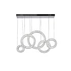 Lustre LED CWI Lighting Celina 1046P43-5-601-RC 70W chrome
