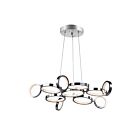 Lustre LED CWI Lighting Colette 1054P28-601 48W chrome