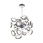 Lustre LED CWI Lighting Colette 1054P31-601 95W chrome