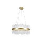 Lustre LED CWI Lighting Genevieve 1063P24-169 50W laiton antique