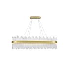 Lustre LED CWI Lighting Genevieve 1063P47-169-RC 85W laiton antique
