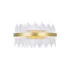 Applique murale LED CWI Lighting Genevieve 1063W32-169 30W laiton antique