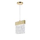 Suspendu LED CWI Lighting Carolina 1090P6-1-620 6.5W or en feuille