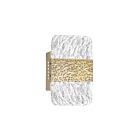 Applique murale LED CWI Lighting Carolina 1090W5-1-620 10W or en feuille