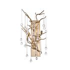 Applique murale CWI Lighting Anita 1094W11-3-620 120W 3 lumières or en feuille
