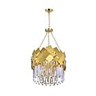 Lustre CWI Lighting Panache 1100P16-4-169 240W 4 lumières médaillon or
