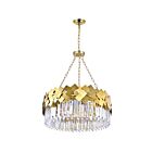 Lustre CWI Lighting Panache 1100P32-8-169 480W 8 lumières médaillon or