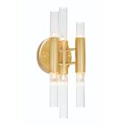 Applique murale CWI Lighting 1120W5-6-602 6-Lumières 30W Or satiné