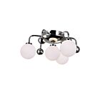 Plafonnier CWI Lighting Element 1125C16-4-613 28W 4 lumières nickel poli