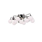 Plafonnier CWI Lighting Element 1125C24-9-613 63W 9 lumières nickel poli