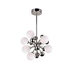 Lustre CWI Lighting Element 1125P16-8-613 56W 8 lumières nickel poli
