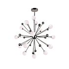 Lustre CWI Lighting Element 1125P39-17-613 119W 17 lumières nickel poli