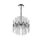 Suspendu CWI Lighting Miroir 1137P10-3-613 120W 3 lumières nickel poli