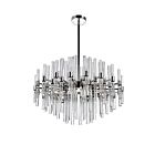 Lustre CWI Lighting Miroir 1137P26-10-613 400W 10 lumières nickel poli