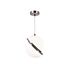 Suspendu CWI Lighting Gemini 1148P10-1-613 10W 1 lumière nickel poli