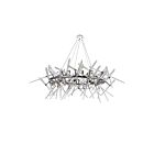 Lustre CWI Lighting Icicle 1154P43-12-601-O 480W 12 lumières chrome