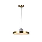 Lustre LED CWI Lighting Saleen 1156P16-625 15W laiton + noir