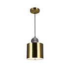 Suspendu LED CWI Lighting Saleen 1156P9-625 9W laiton + noir