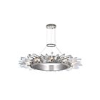Lustre CWI Lighting Thorns 1170P32-12-613 480W 12 lumières nickel poli