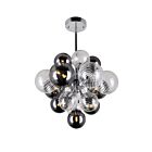Lustre CWI Lighting Pallocino 1205P16-8-601 40W 8 lumières chrome