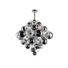 Lustre CWI Lighting Pallocino 1205P36-27-601 135W 27 lumières chrome