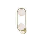 Applique murale CWI Lighting 1212W6-2-169 2-Lumières 10W Médaillon Or