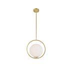 Suspendu CWI Lighting Celeste 1212P14-1-169 5W 1 lumière médaillon or
