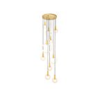 Lustre LED CWI Lighting Anello 1214P32-10-236 52W chêne blanc