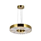 Lustre LED CWI Lighting Bjoux 1219P16-1-625 34W laiton