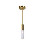 Suspendu CWI Lighting Pipes 1221P5-1-625 5W 1 lumière laiton