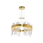 Lustre LED CWI Lighting Guadiana 1246P24-602-A 35W Or satiné