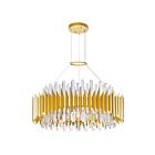 Lustre CWI Lighting Cityscape 1247P28-18-602 720W 18 lumières or satiné