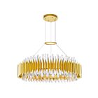 Lustre CWI Lighting Cityscape 1247P39-24-602 960W 24 lumières or satiné