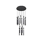 Lustre CWI Lighting Flute 1262P24-16-101 768W 16 lumières noir