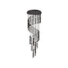 Lustre LED CWI Lighting Flute 1262P30-54-101 7668W 54 lumières noir